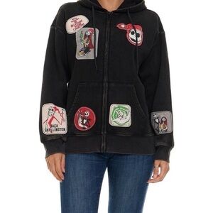 Jack Skellington. Nightmare before Christmas  Black Hoodie Jacket